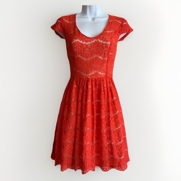 Kensie Dresses & Skirts - ⭐️ Offer B2G2! BUY 2 GET 2 FREE!
Kensie Orange Lace Dress